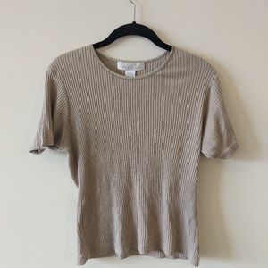 The Limited Beige Sweater Shirt